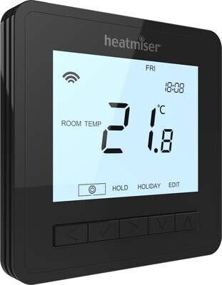 neoAir v3 Black - Heatmiser neoAir v3 Wireless Smart Thermostat
