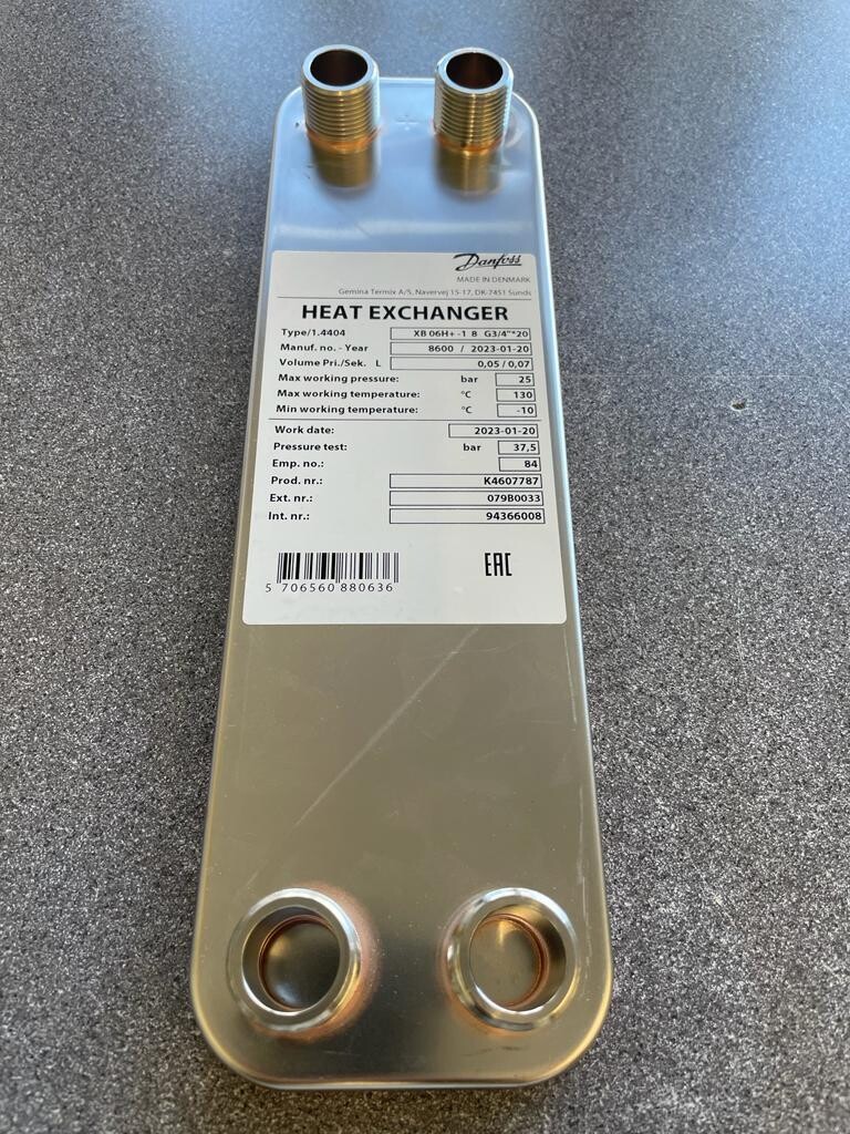 94366008 - XB 06H+ - 1  8 G3/4  20 H/Ex ( Htg ) - Danfoss