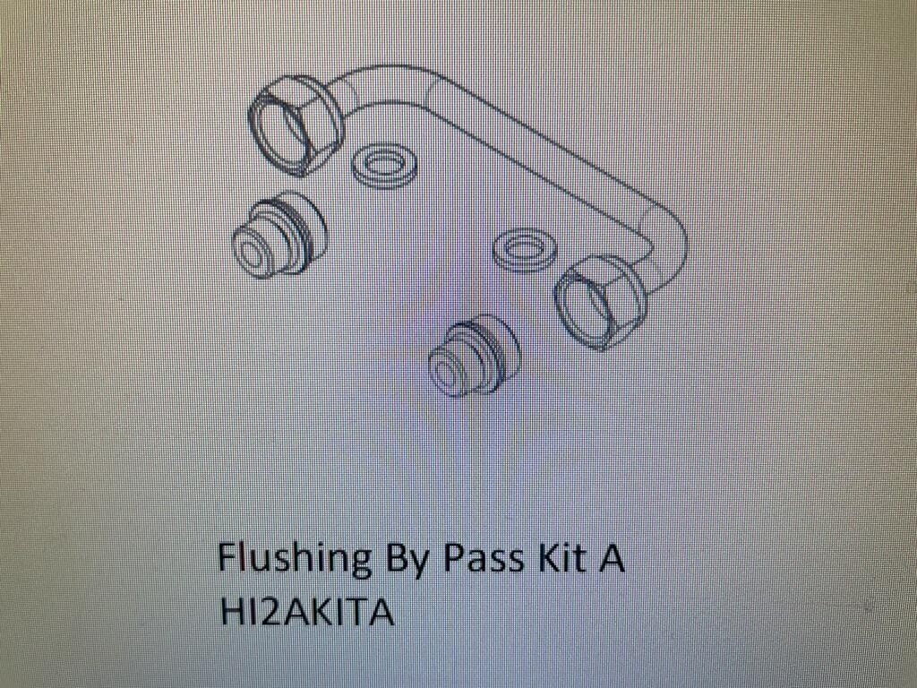 HI2AKITA - Flushing By Pass Kit A (Temporary Pipe)
