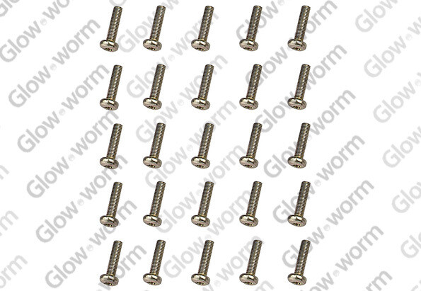 A000024274 - Screw, M5x20 H/E plate, (x25) - Glow-worm