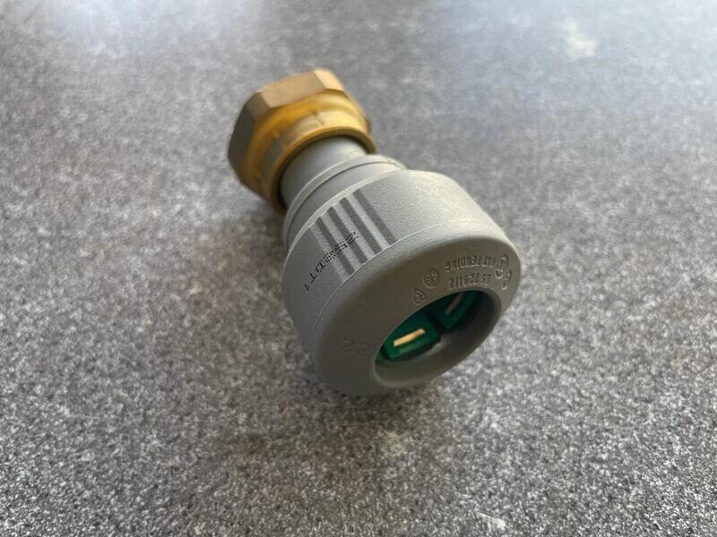 HD25B/22 - 22mm Straight Tap Connectors - Hep2o