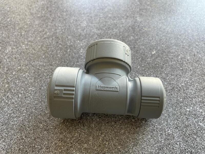 HD12/22 - End Reduced Tee 22x15x22mm - Hep2O