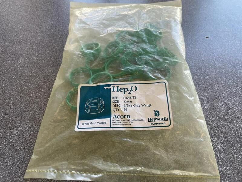 HX46/22 - BiTite Grab Wedge 22mm ( Pk 20 ) - Hep2O