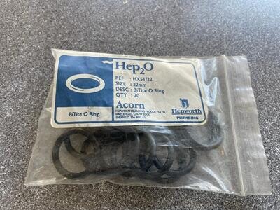 HX51/22 - BiTite O Ring 22mm ( pk20 )- Hep2O