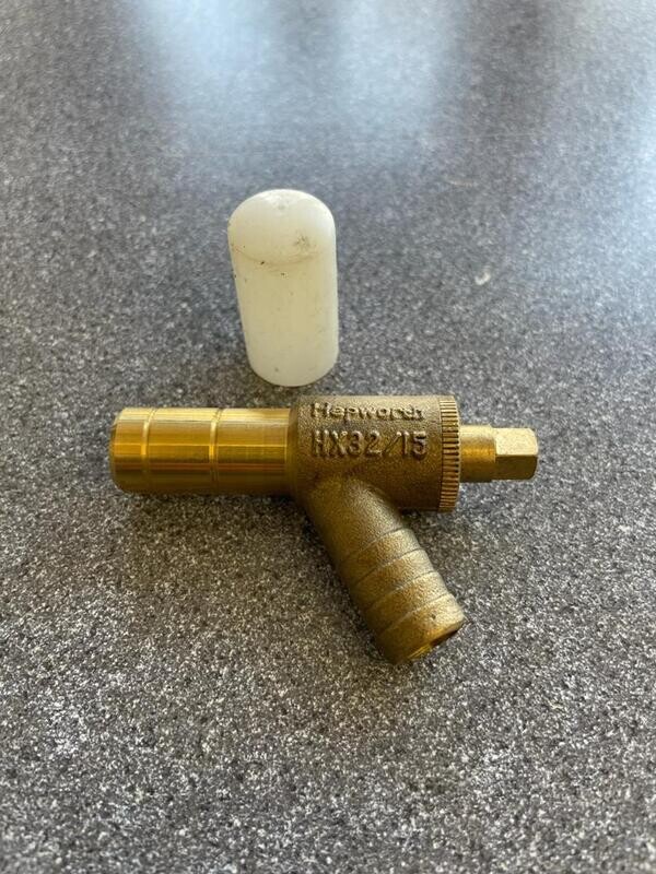 HX32/15 - 15mm Drain Cock - Hep2o