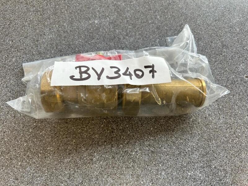 BV3407 - 1'' x 1'' Extended Iso. Valve ( Red ) - Evinox