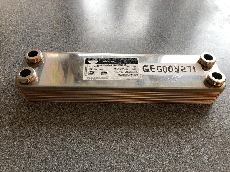GE500Y271 - 56kW Heat Exchanger, 14 Plate Heating Function  - Giacomini