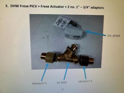 HEX36x57.5 - DHW Adaptor 1'' x 3/4'' ( Each )