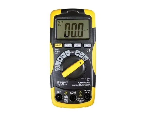 REGXE40 - Low Cost Multimeter with Temperature - Regin