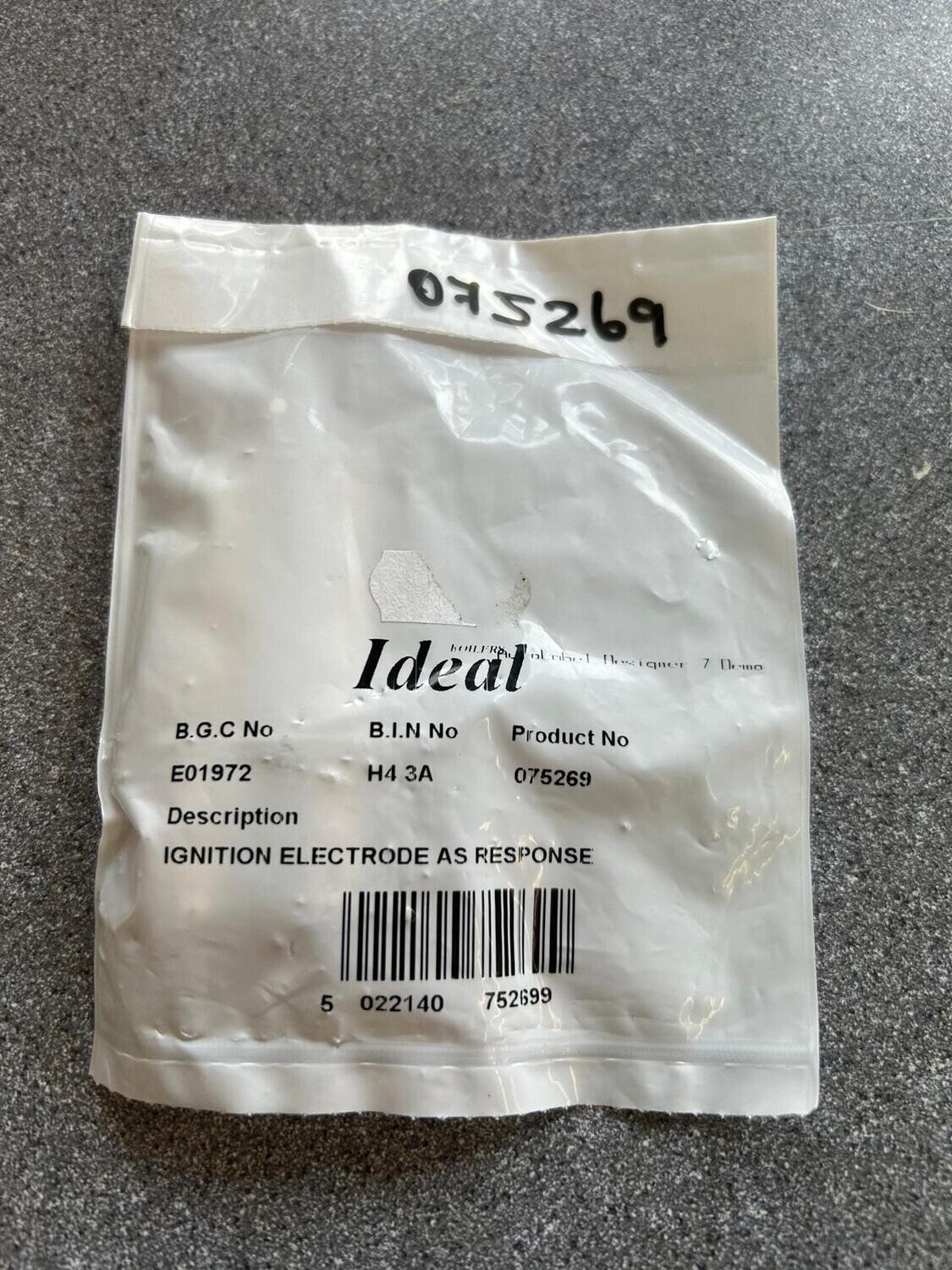 IDEA 075269 IGNITION ELECTRODE AS RESPONSE
