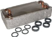 8036 - Domestic Heat Exchanger (with 4 x 7999 O'rings) - Vokera