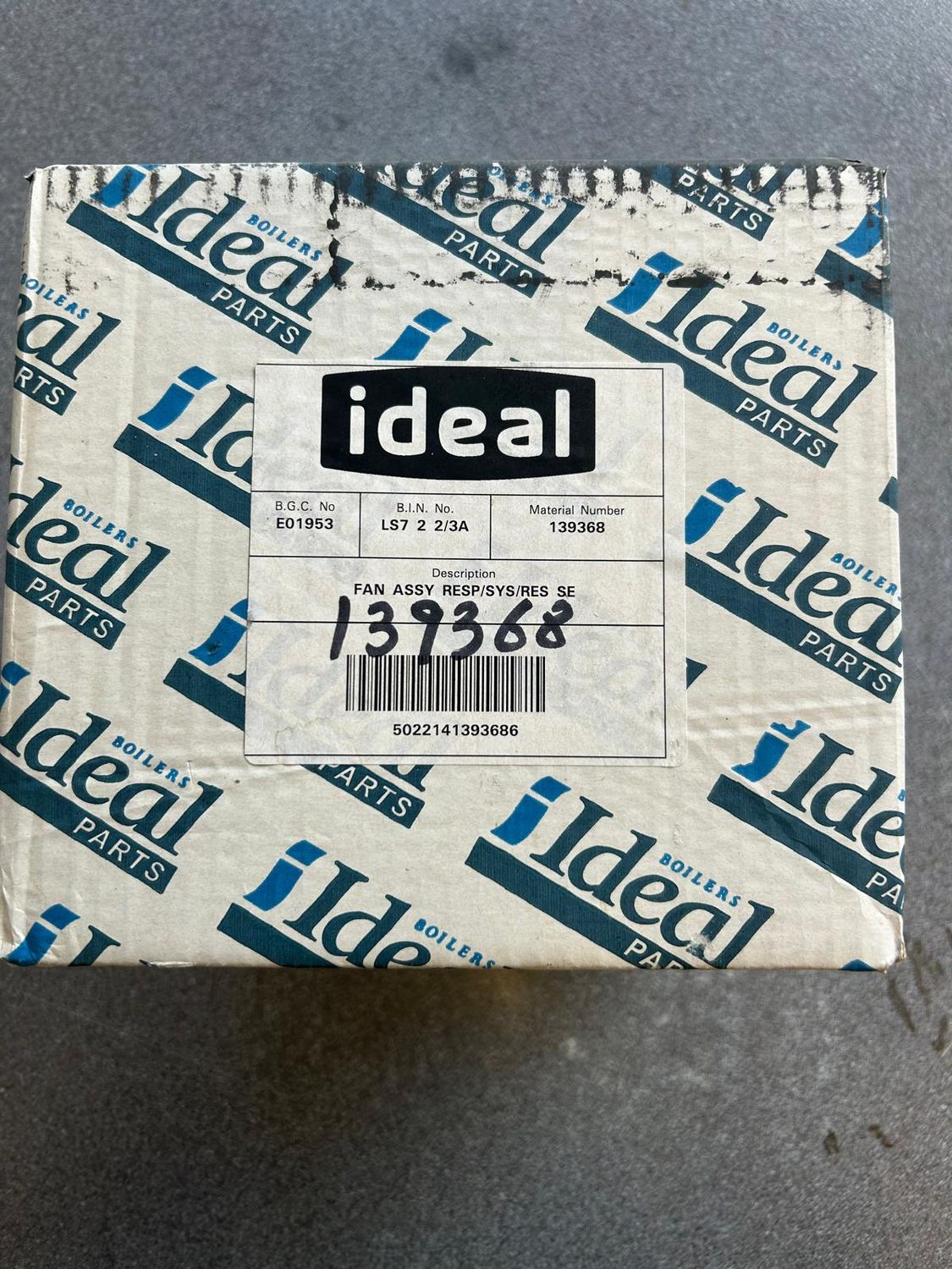 Ideal - 139368  FAN ASSY RESP/SYS/RES SE