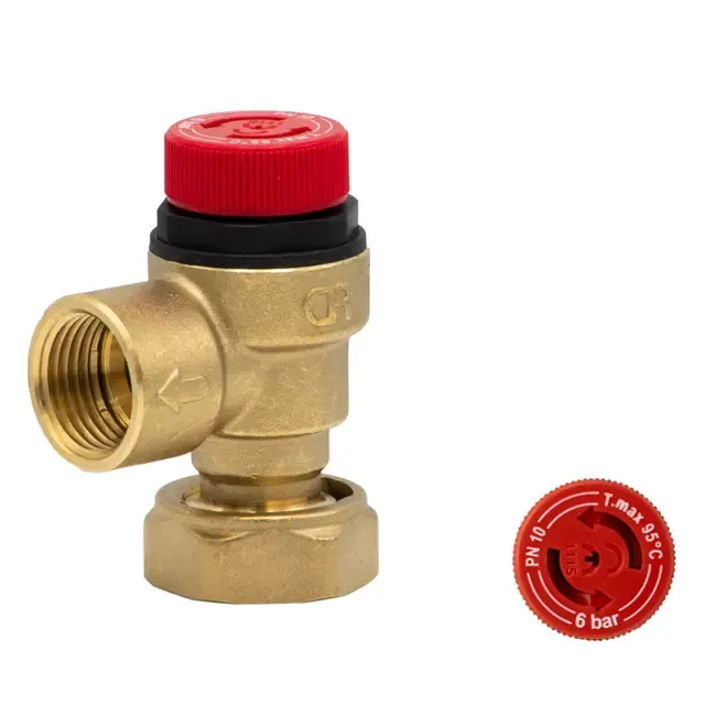 A311501CST - Caleffi Loose Nut Pressure Relief Valve 6 Bar