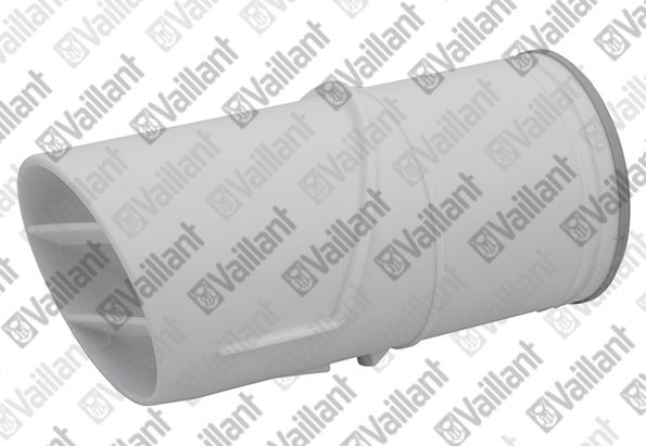 0020231442 - Flue pipe (end piece) DN 60, white - Vaillant