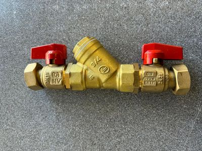 EVI003-513 - Strainer Ball Valve F-M G3/4 - Evinox