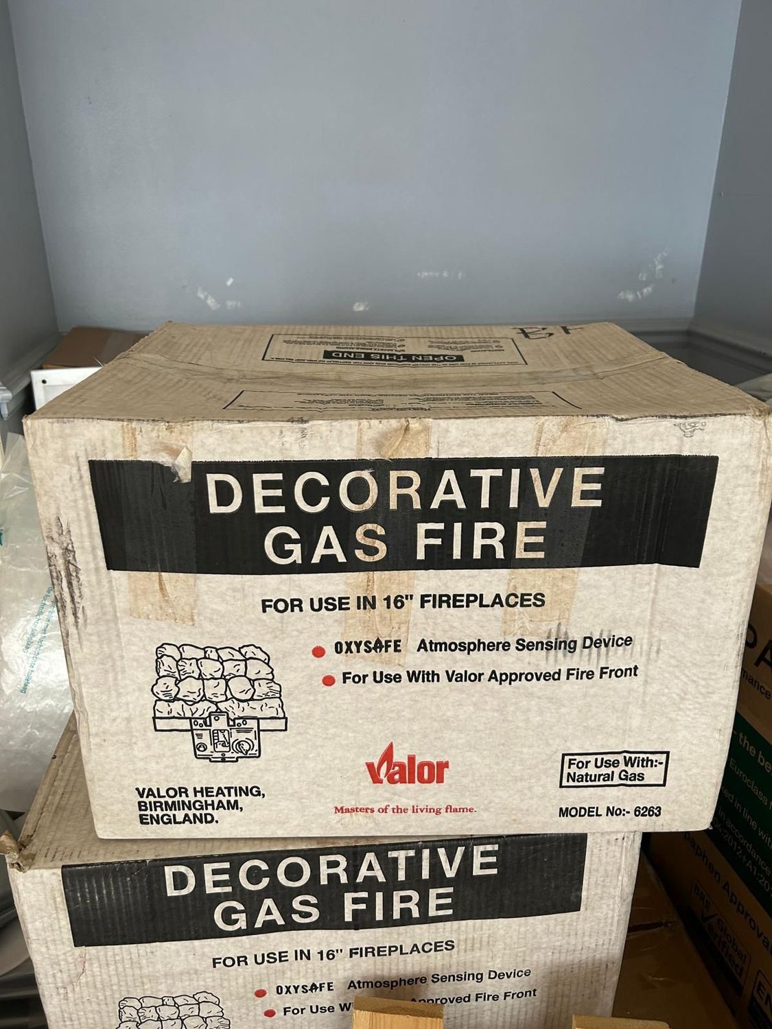 Decorative Gas fire 6263 - Valor