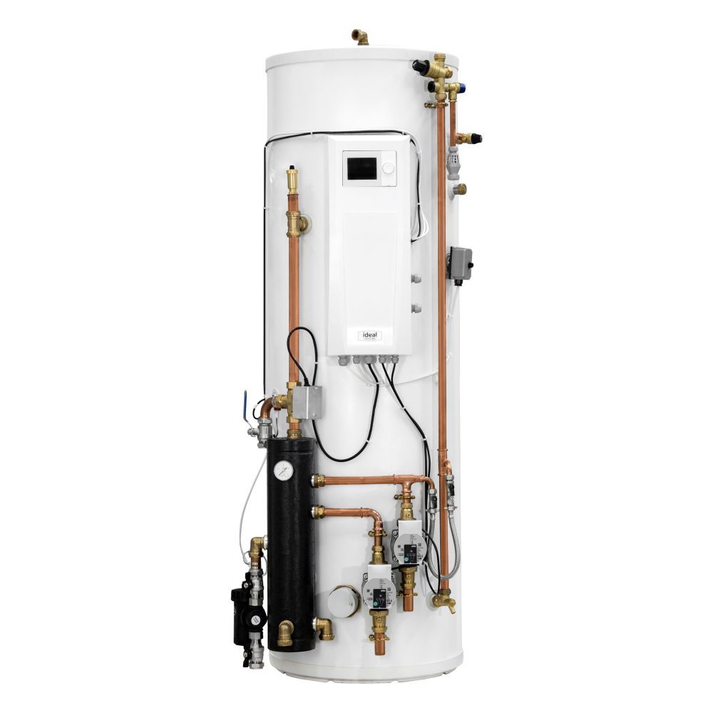 236200 - Ideal Heating Logic Air DHW Pre-Plumbed 210L 2 Zone Heat Pump Cylinder c/w Low Loss Header
