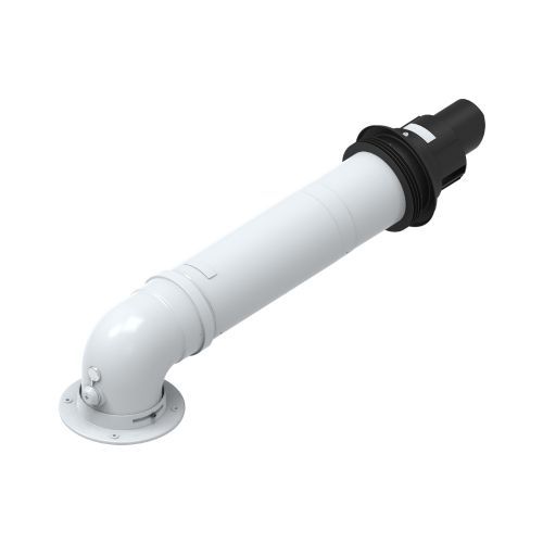 7778299 -  Internal Fit Telescopic Flue & Elbow Kit 420mm 690mm