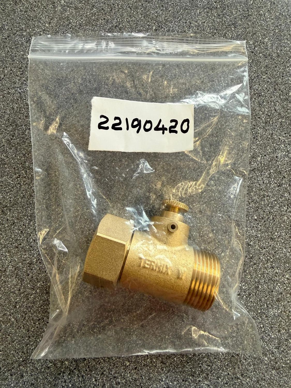 22190420 - Manual Air Vent for VVX-B Primary side for HTG 3/4"
