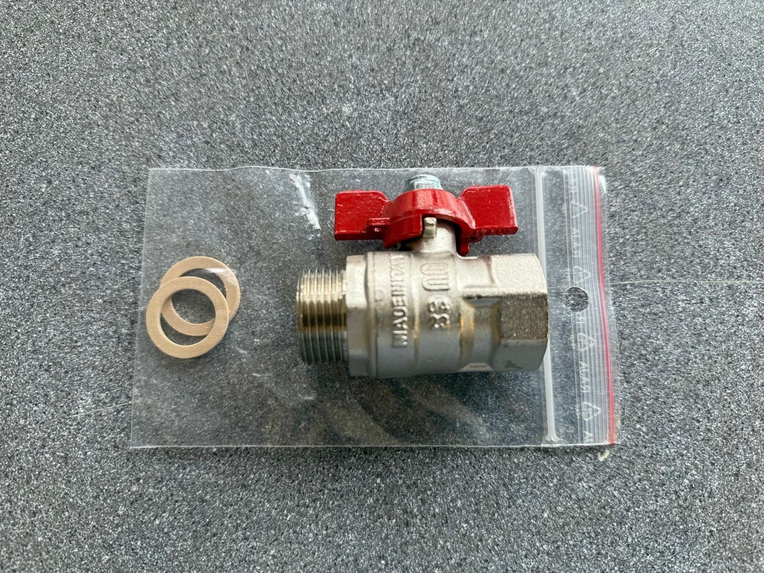 43000152 - Ball Valve Red ( Primary Flow & Htg Rtn ) - Kvm ( Each )