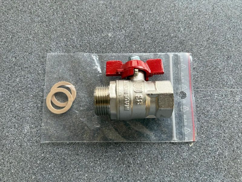 43000152 - Ball Valve Red ( Primary Flow & Htg Rtn ) - Kvm ( Each )