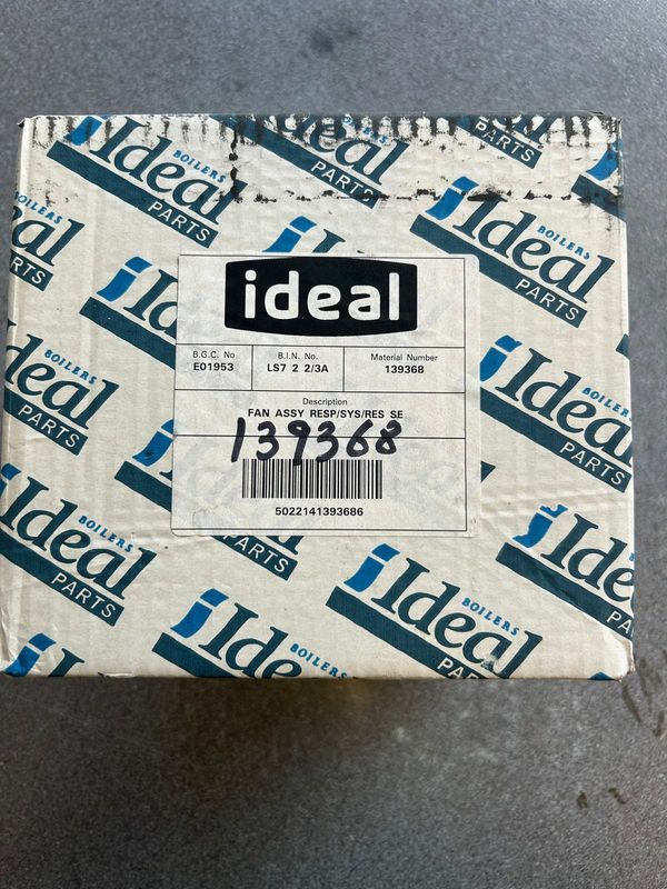 Ideal - 139368 FAN ASSY RESP/SYS/RES SE Ideal - 139368 FAN ASSY RESP/SYS/RES SE