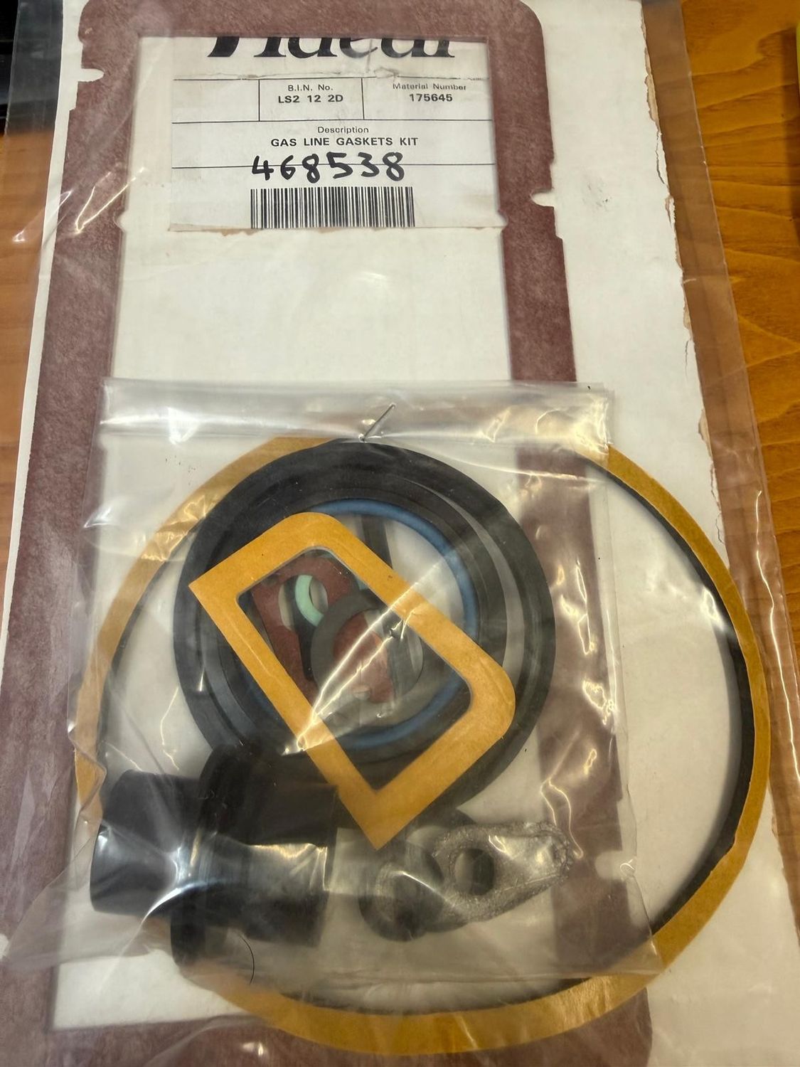 175645 - GAS LINE GASKETS KIT - Ideal ( limited seal kit only )