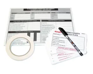 REGP71 - Chimney/Flue Notice Pack - Regin