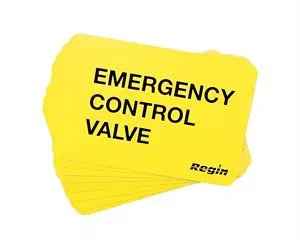 REGP96 - Emergency Control Valve Plate (8) - Regin