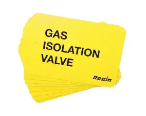 REGP97 - Gas Isolation Valve Plate (8) - Regin