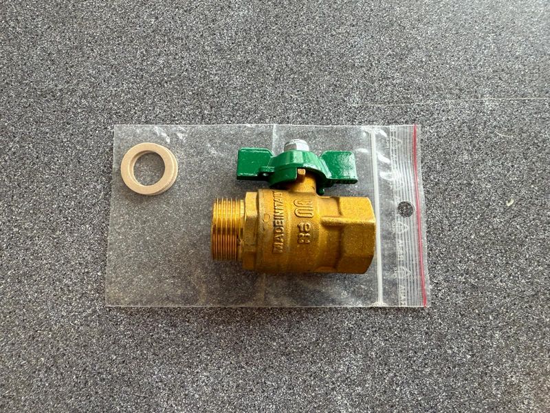 BNS000304 - Ball Valve Green ( Cold water & Hot Water ) - Kvm ( 43000304 )