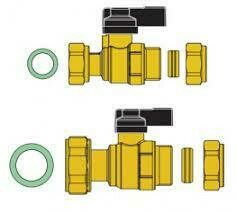 ALT-BVHIU03 - Secondary ball valve isolation kit for the indirect unit