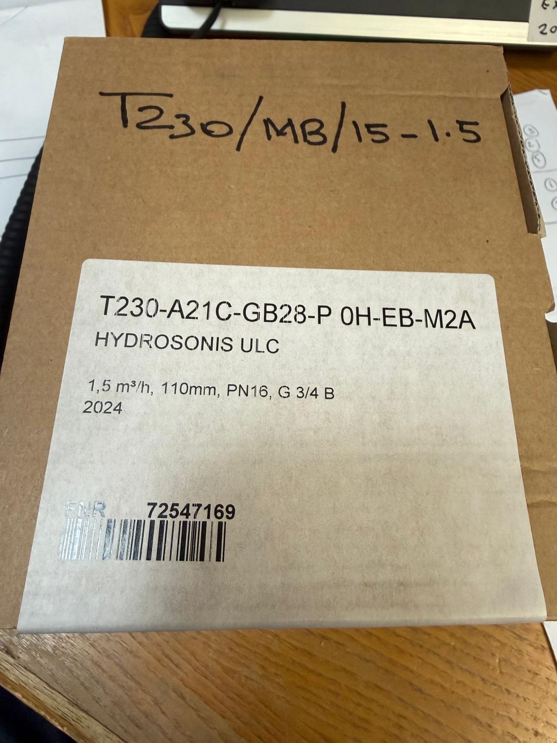 T230-A21C - BSP Screwed 15mm composite thermal Engergy Meter QP1.5