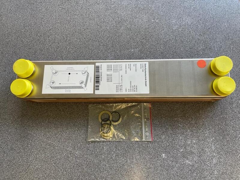 43000087 - Heat Exchanger WP 24-14E (DHW) - KaMo ( Heat Exchanger WP 24 – 14 )