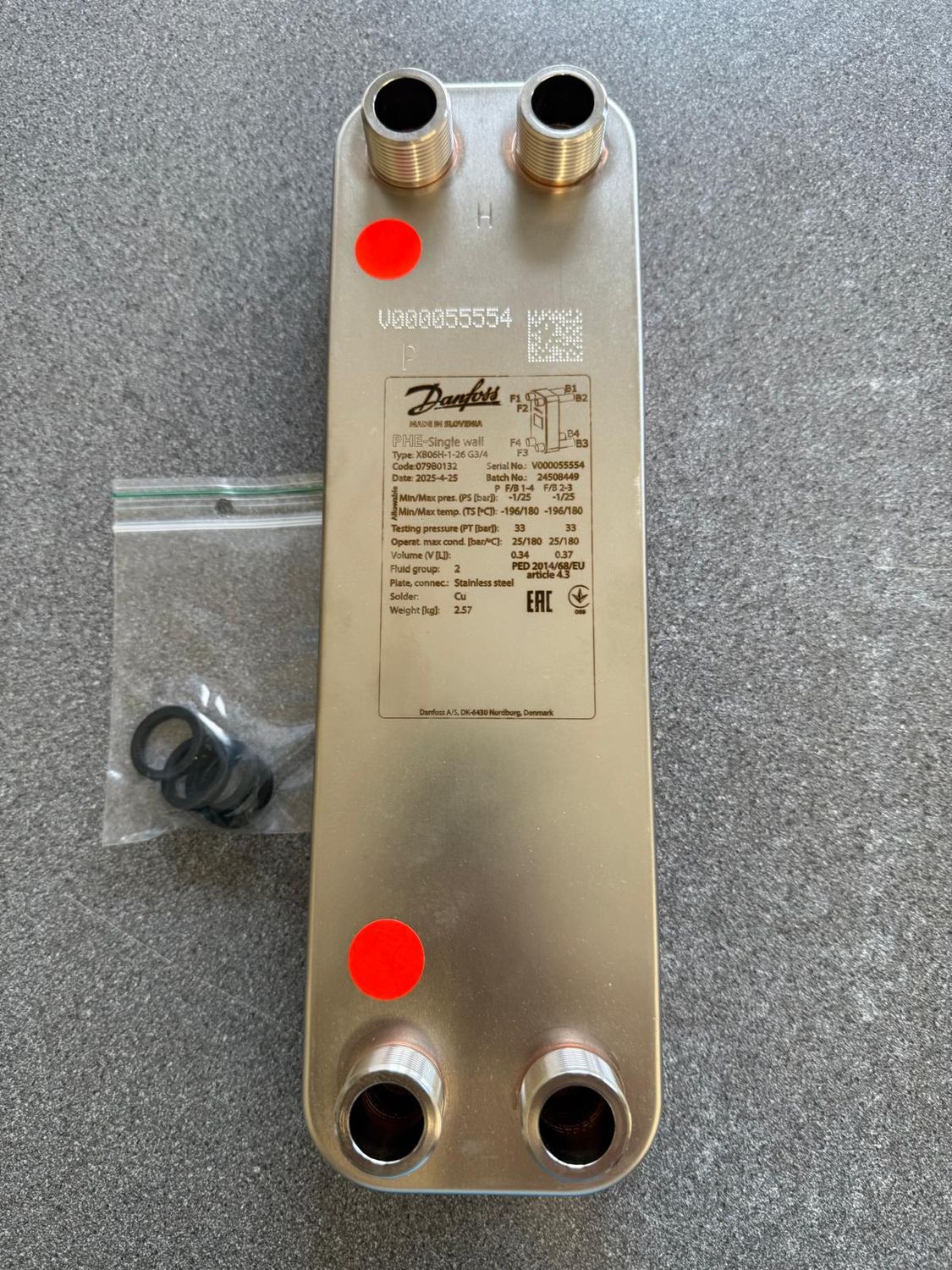 145H5065 - Redan Heat Exchanger XB06H-1 26 3/4" ( 079B0132 )