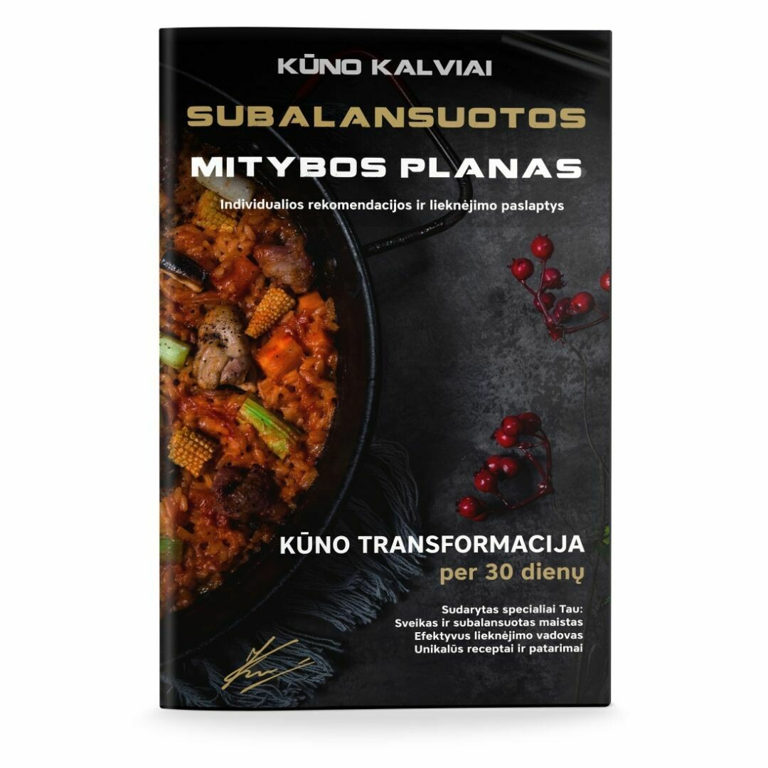 Mitybos planas - 4 savaitės