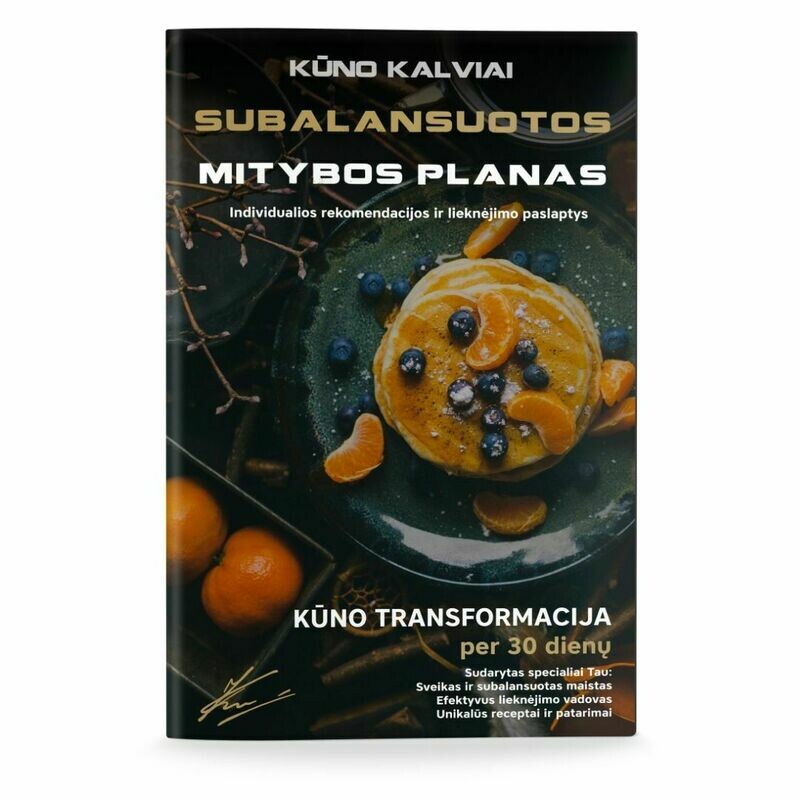 Mitybos planas - 8 savaitės