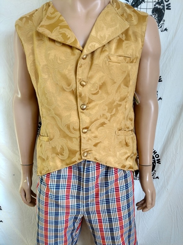 Gold Lamee tails Vest Herman L