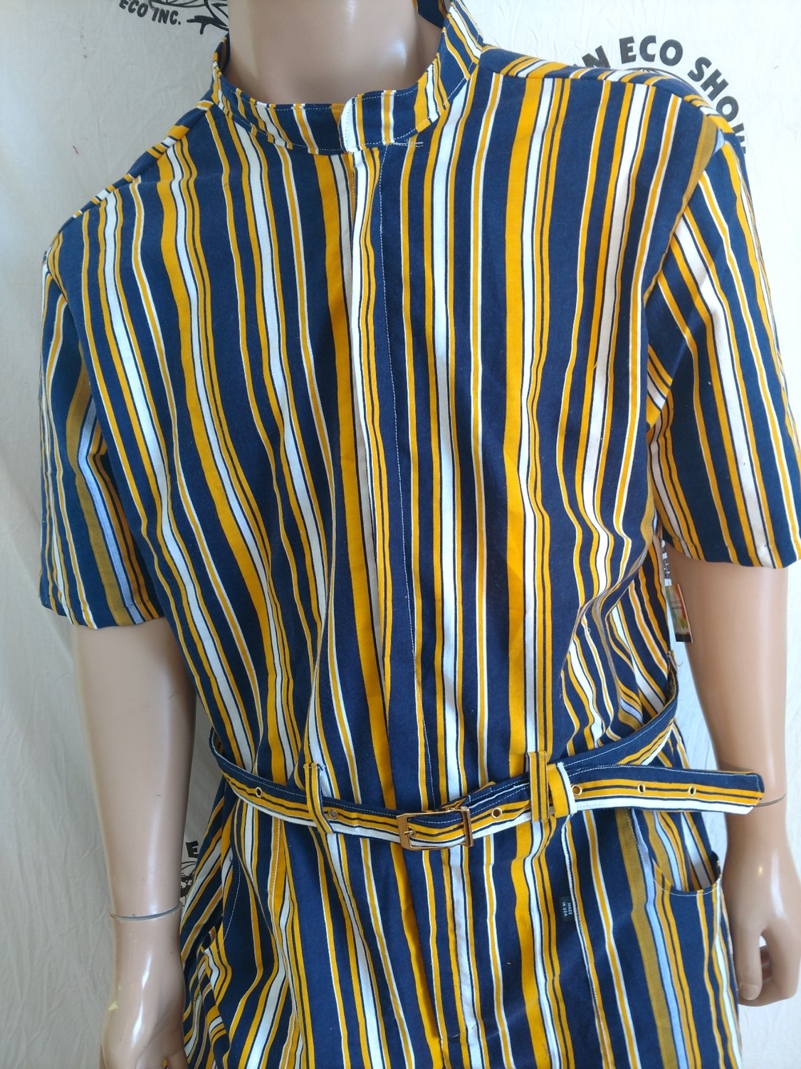 Mens Romper XXL Striped Hermans USA