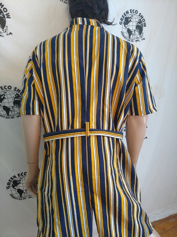 Mens Romper XXL Striped Hermans USA