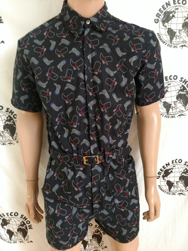 Mens Romper Hermans M - L Cowboy Boots USA