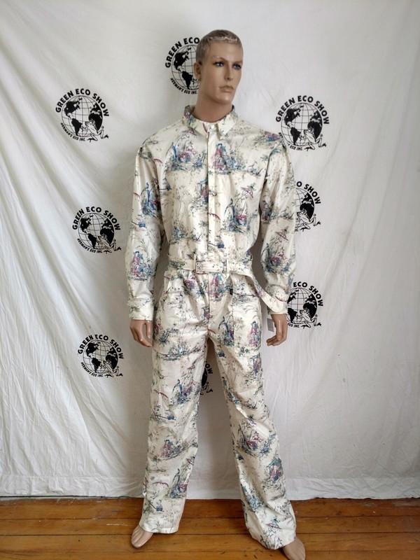 Mens Jumpsuit L X 30 Old World People Hermans USA
