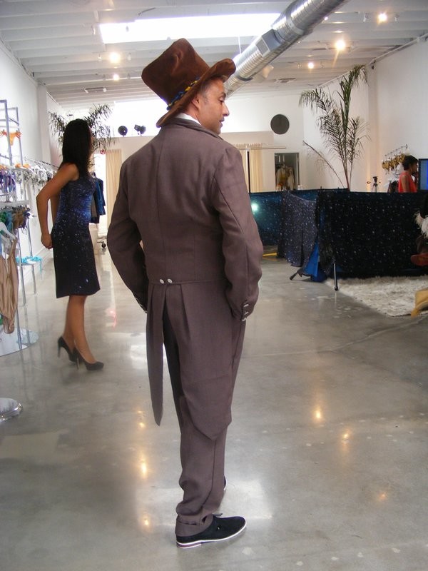 Gab Tux Tails Suit Steampunk Hermans 42 USA wool