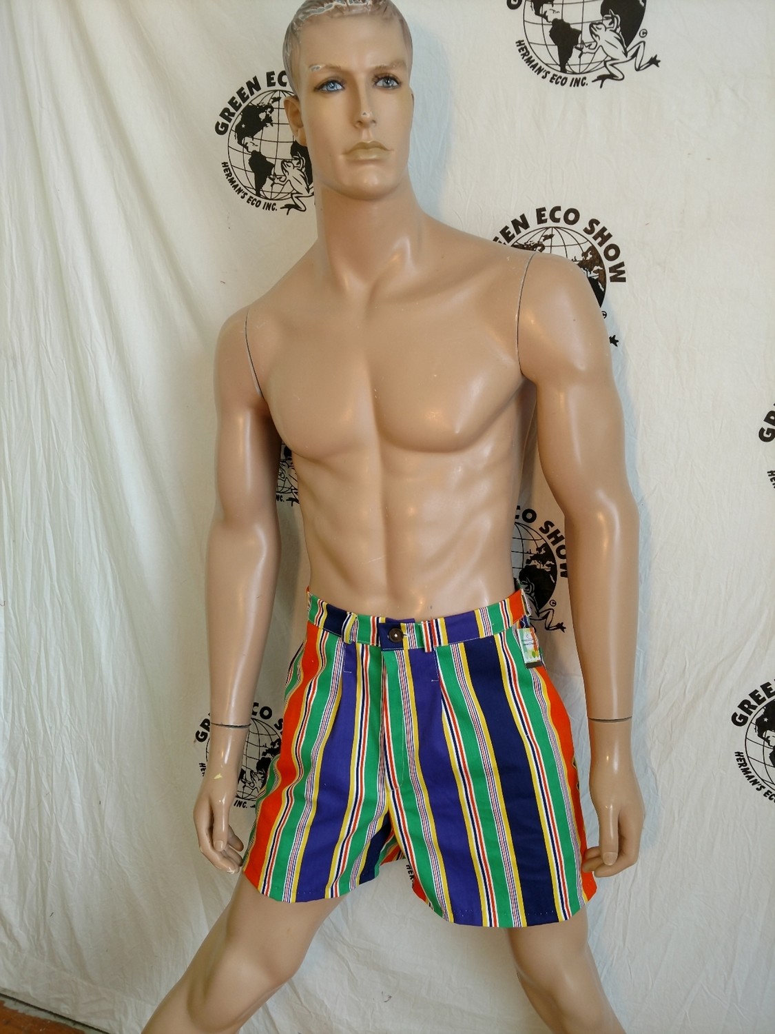 Shorts mens Striped 34 X 5 Hermans