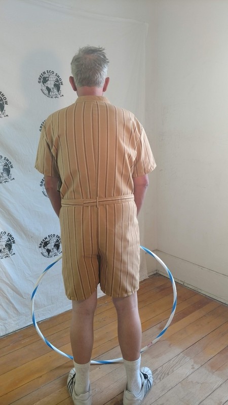 Rompers Tan Stripe L Hermans