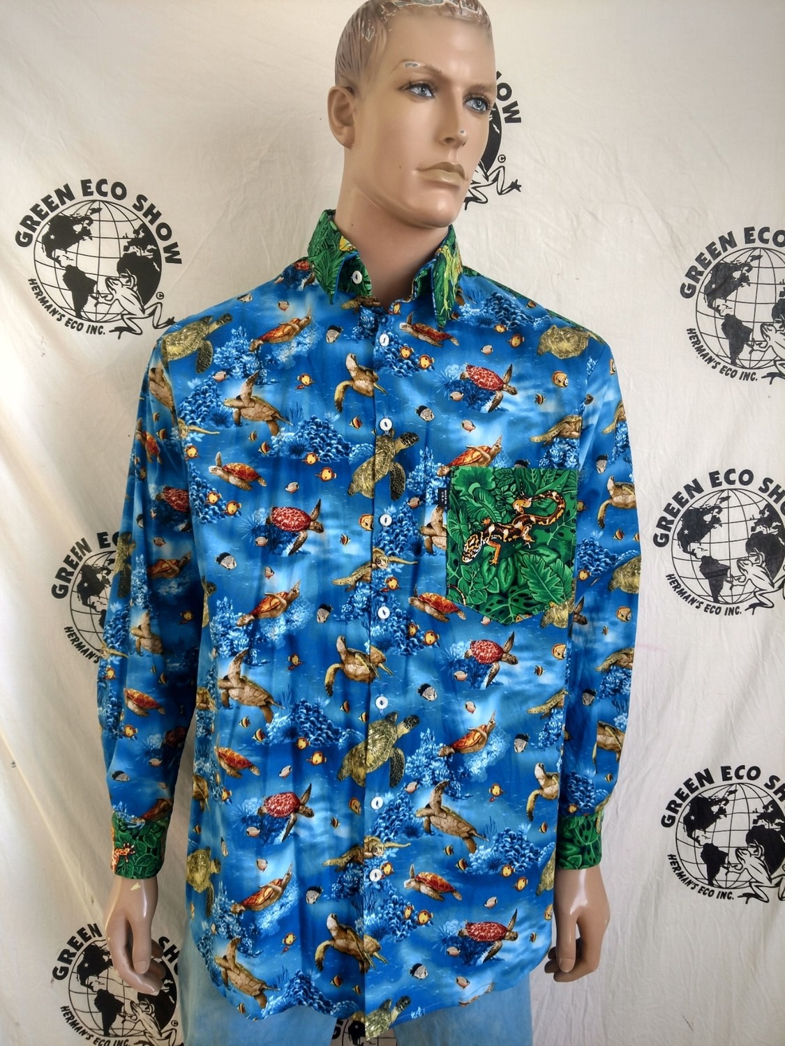 Endangered Species turtles Shirt Save the Planet XL Hermans Eco