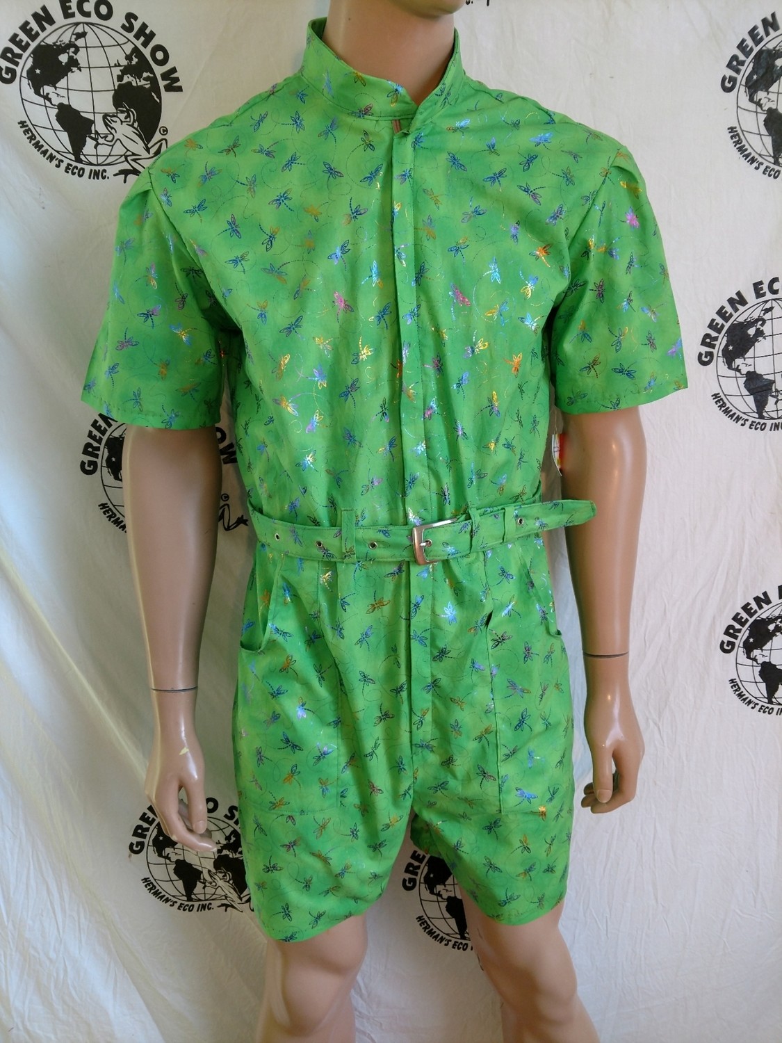 Mens Romper Dragon fly  Metallic L Hermans Made in USA