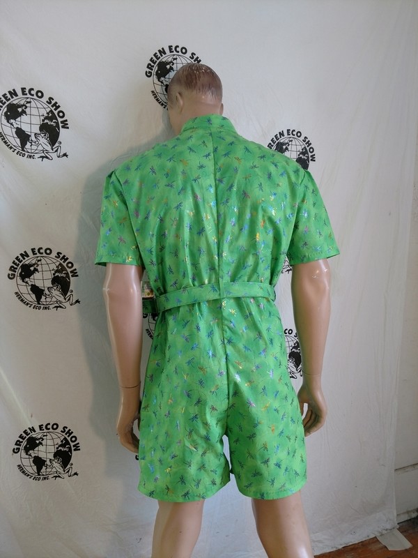 Mens Romper Dragon fly  Metallic L Hermans Made in USA