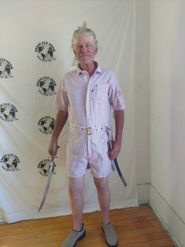 Hermans Eco Check Romper L  Flag  USA
