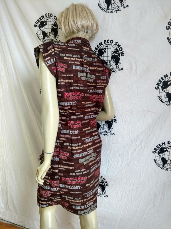 Womens Dress Anna Herman Rough rider Oakley Cody Western button up Med USA